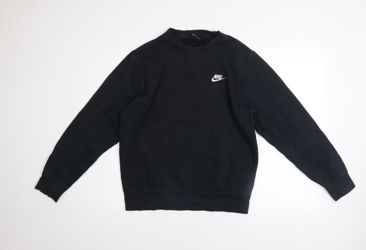 Nike Men's Black Small Pullover Crew Neck Sweatshirt