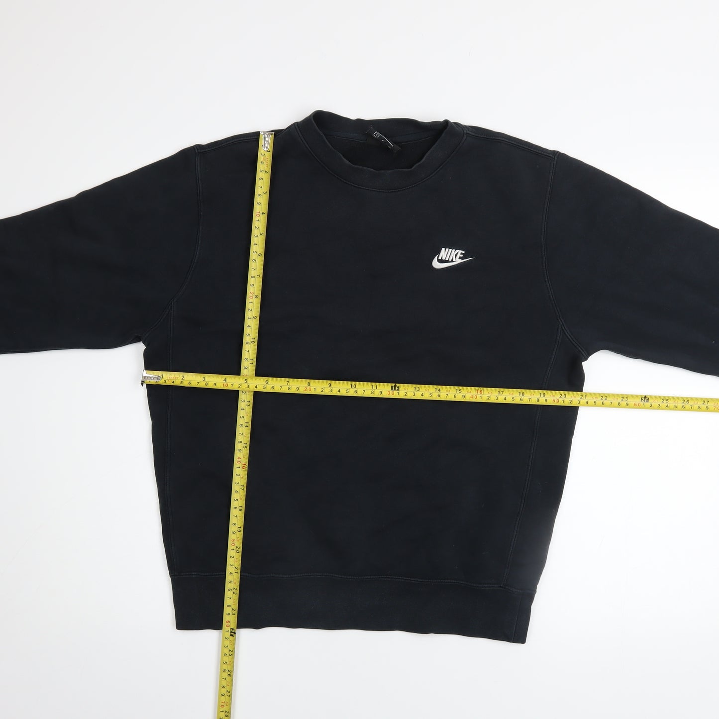 Nike Men's Black Small Pullover Crew Neck Sweatshirt