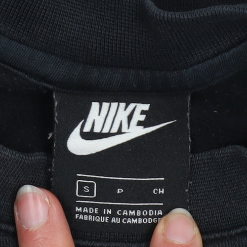 Nike Men's Black Small Pullover Crew Neck Sweatshirt