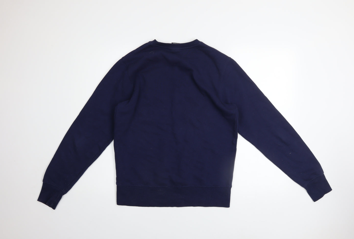 New Balance Men’s Blue Pullover Sweatshirt Size S Crew Neck Fleece