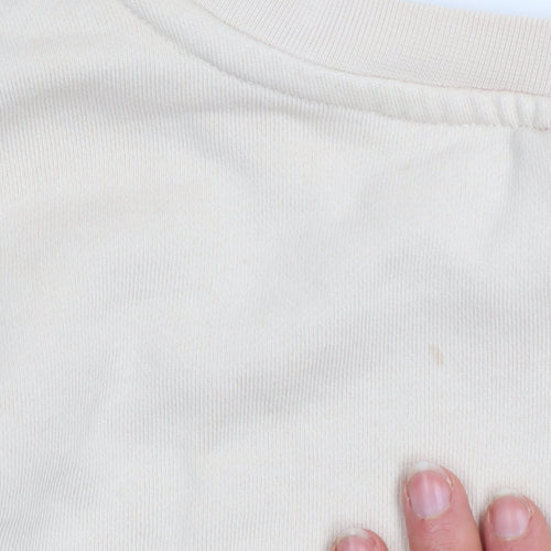 Slazenger Women's Beige Crew Neck Pullover Sweatshirt Size 10