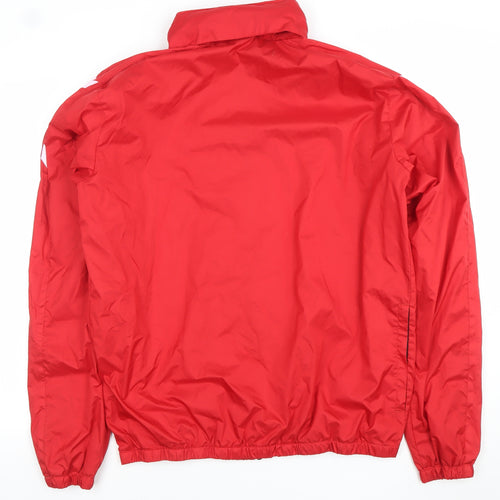 Hummel Men's Red L Windbreaker Sports Jacket Fleetwood Town