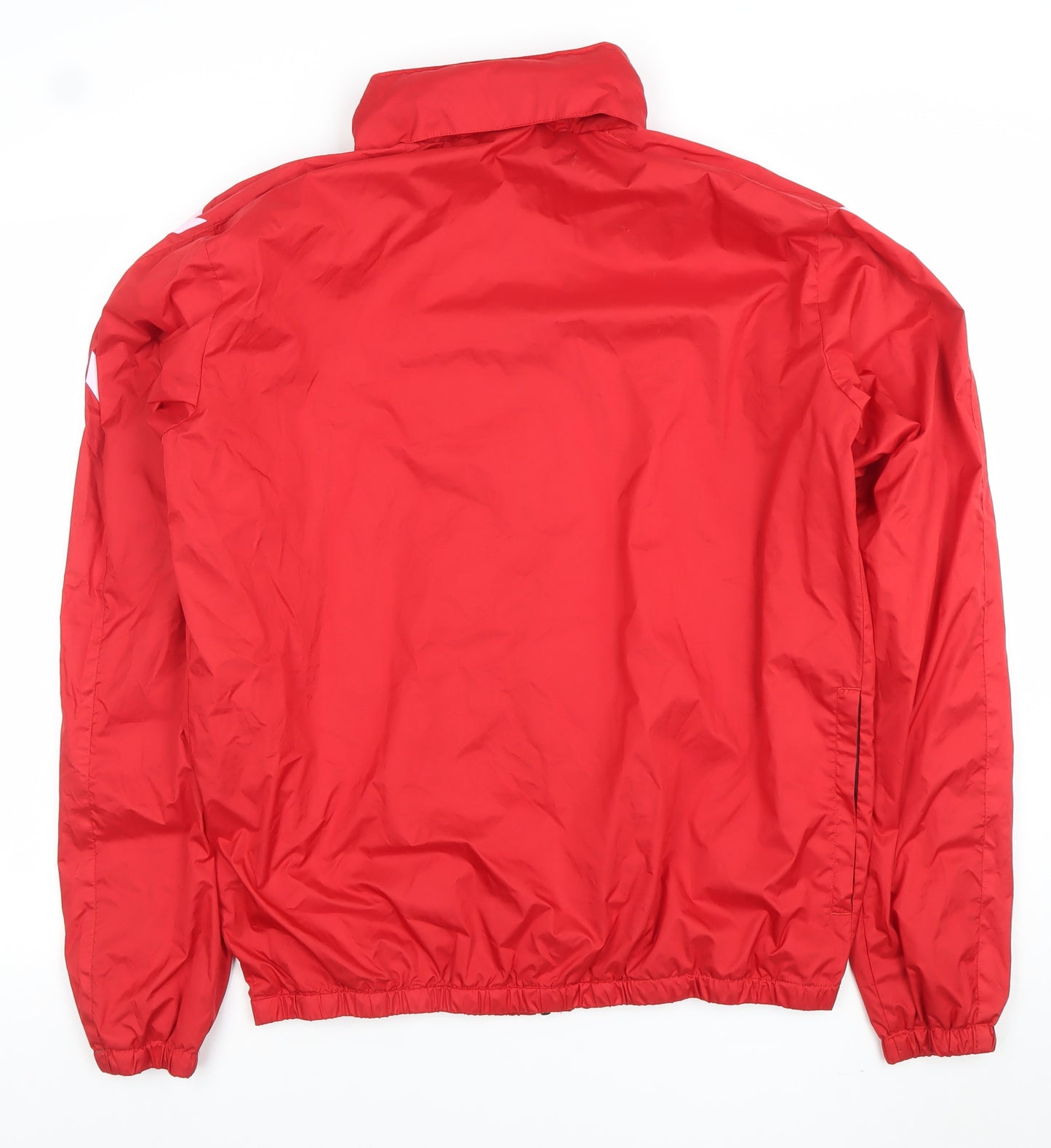 Hummel Men's Red L Windbreaker Sports Jacket Fleetwood Town