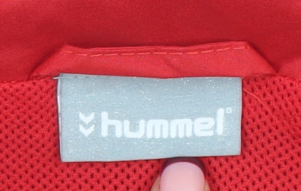 Hummel Men's Red L Windbreaker Sports Jacket Fleetwood Town