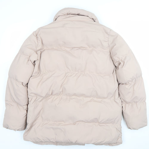 Threadbare Women Beige Size 8 Puffer Jacket Winter Warm Coat