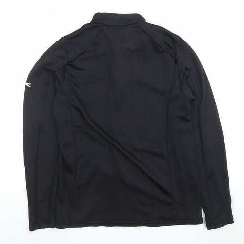 Slazenger Men's Black 1/4 Zip Athletic Pullover Sweatshirt Size M