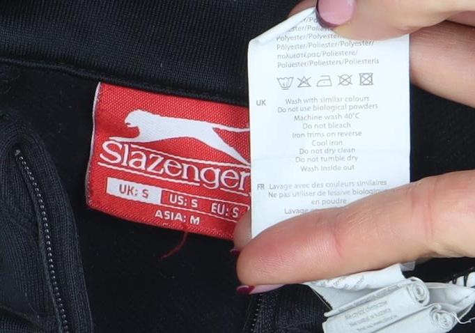 Slazenger Men's Black 1/4 Zip Athletic Pullover Sweatshirt Size M