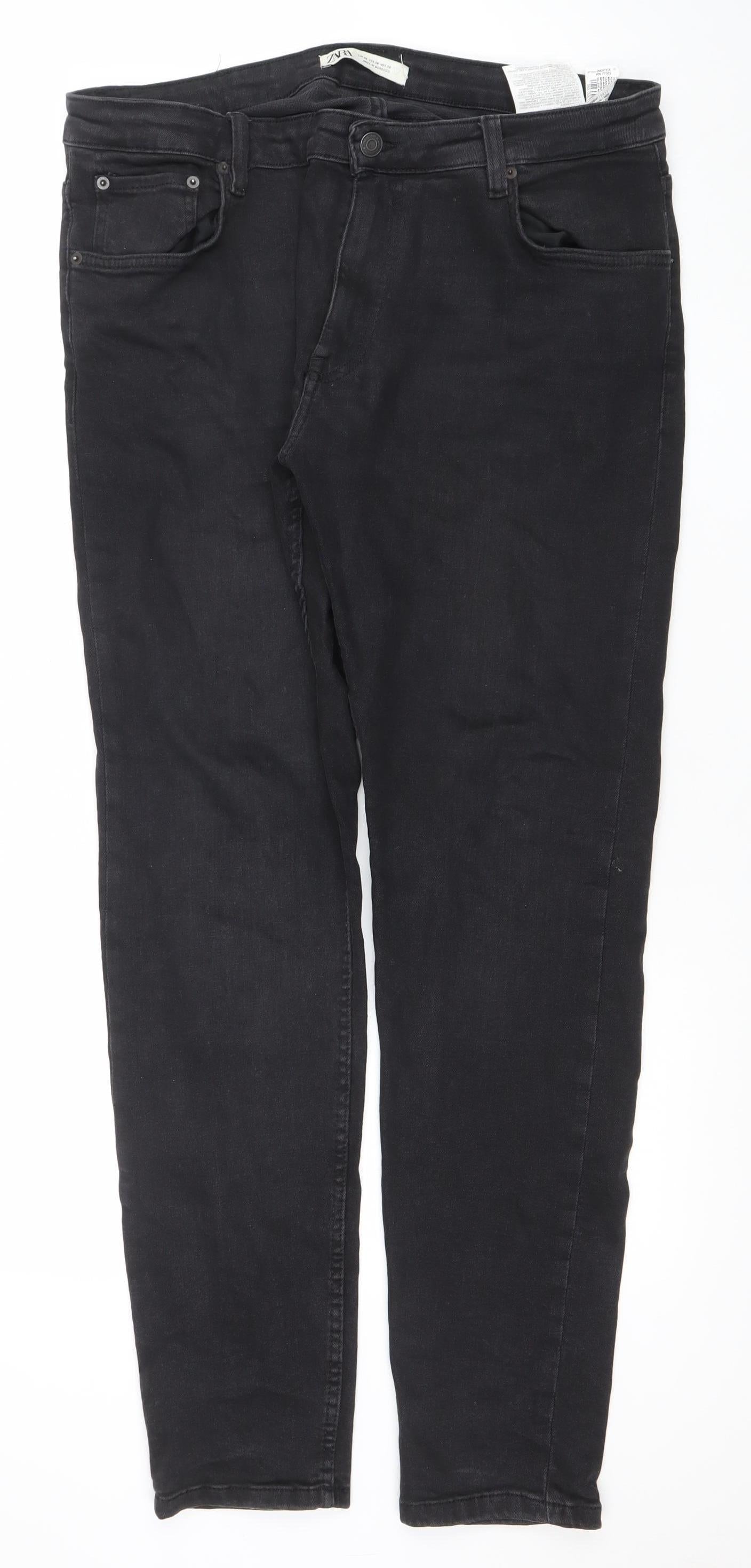 Zara Women’s Black Slim Fit Stretch Skinny Jeans Size 20