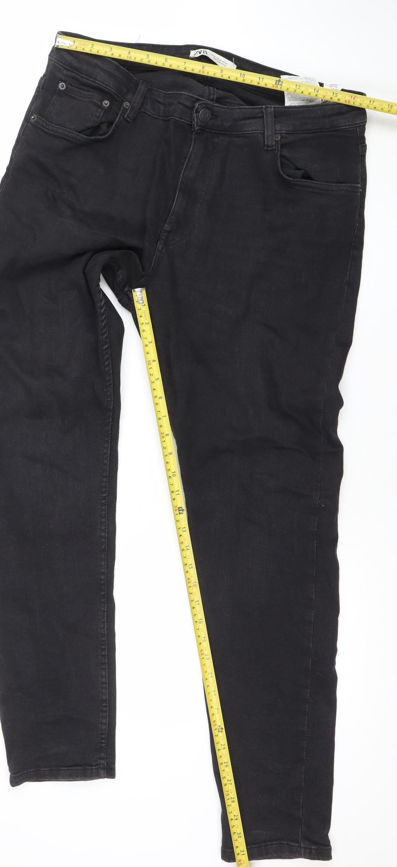 Zara Women’s Black Slim Fit Stretch Skinny Jeans Size 20
