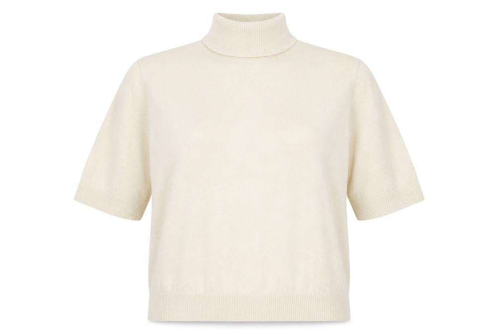 Marks and Spencer Women’s Beige Roll Neck Knit Top Size L