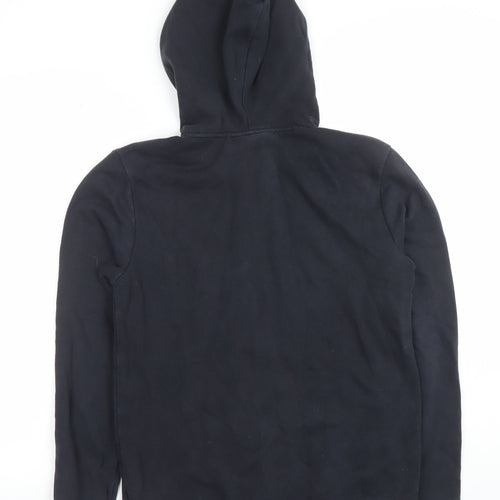 Under Armour Boys Black XL Full Zip Hoodie Sweatshirt Loose Fit