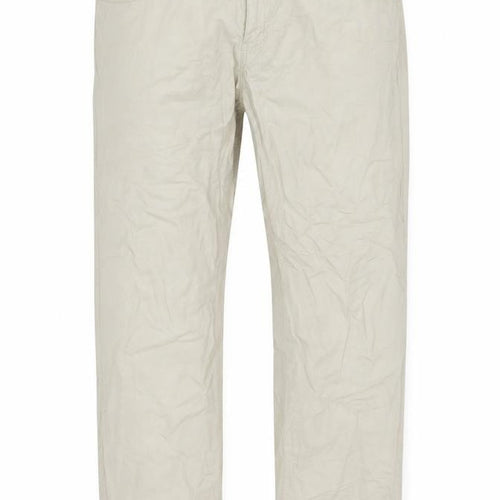 Bossini Jeans Men's Beige 36x33 Regular Fit Chino Trousers