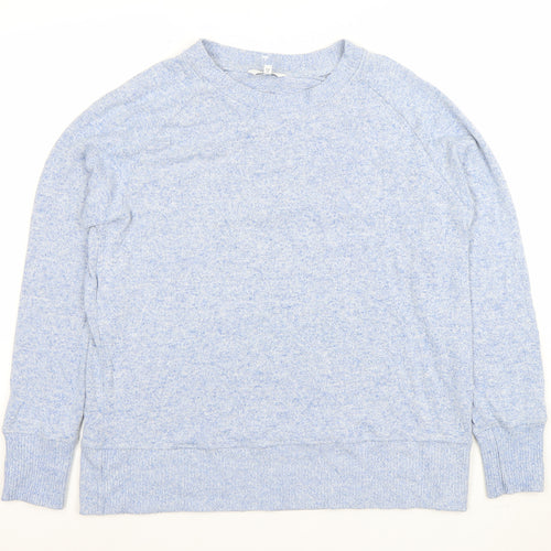 NEXT Women's Blue Crew Neck Long Sleeve Pullover Jumper Size 16