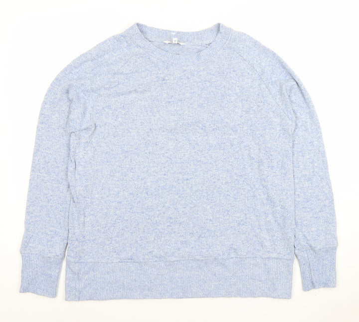NEXT Women's Blue Crew Neck Long Sleeve Pullover Jumper Size 16
