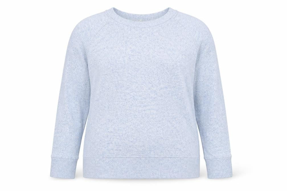 Front view of Next Women's Blue Crew Neck Long Sleeve jumper, size 16