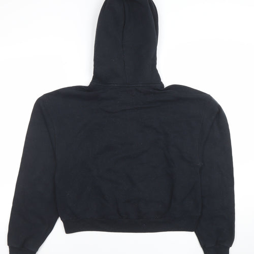 Abercrombie & Fitch Unisex Black XS Pullover Hoodie Logo Fleece