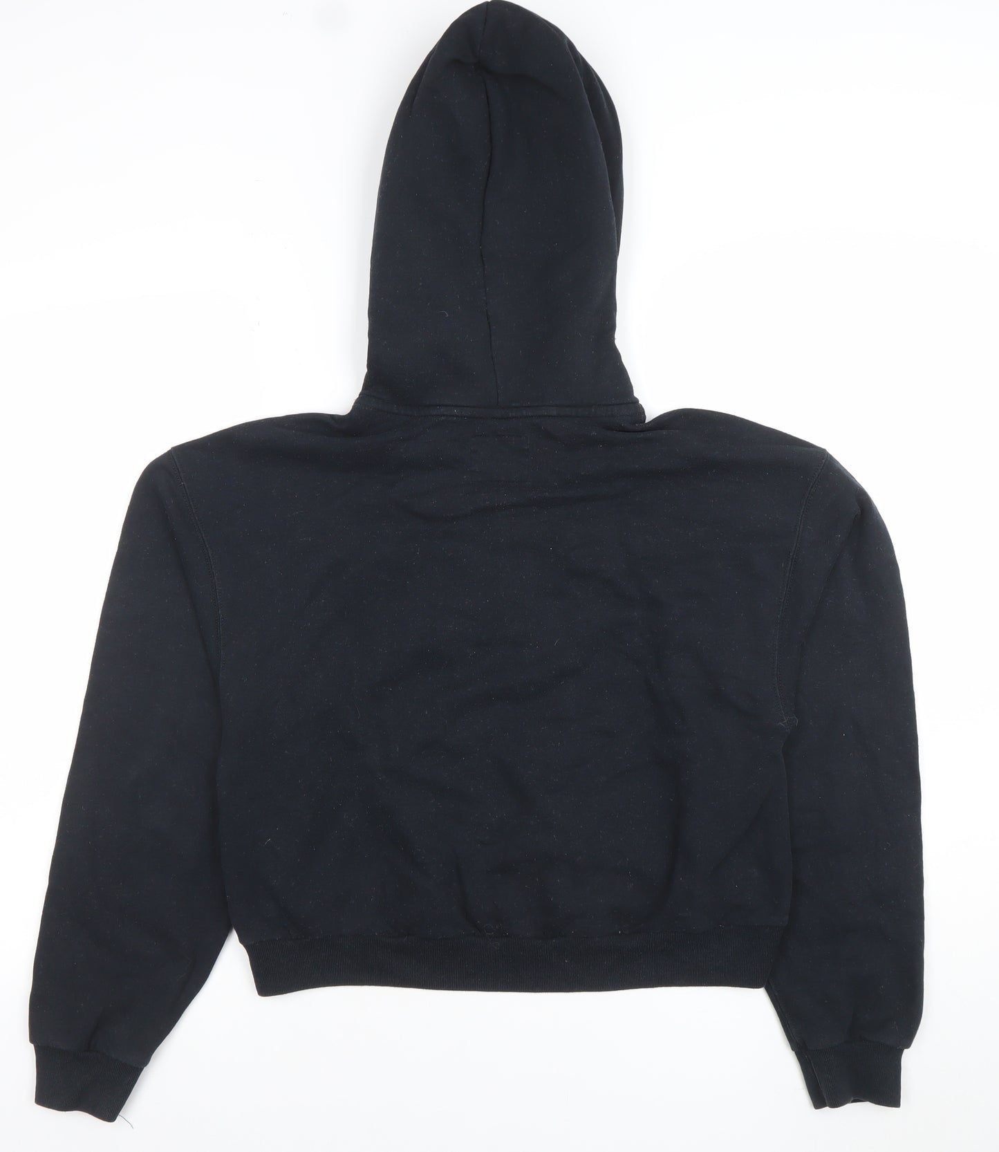 Abercrombie & Fitch Unisex Black XS Pullover Hoodie Logo Fleece