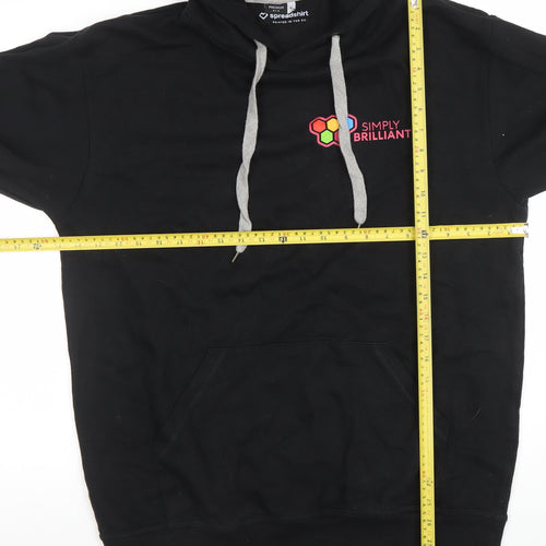 Spreadshirt Men’s Black XL Pullover Hoodie Simply Brilliant Design