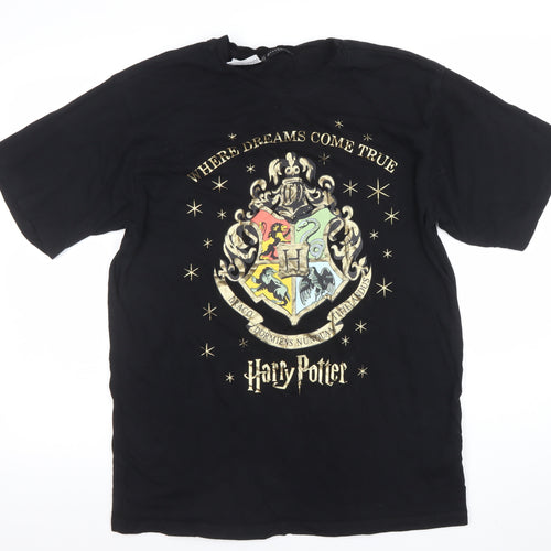 Denspored Harry Potter Black Short Sleeve Men's T-Shirt Size S