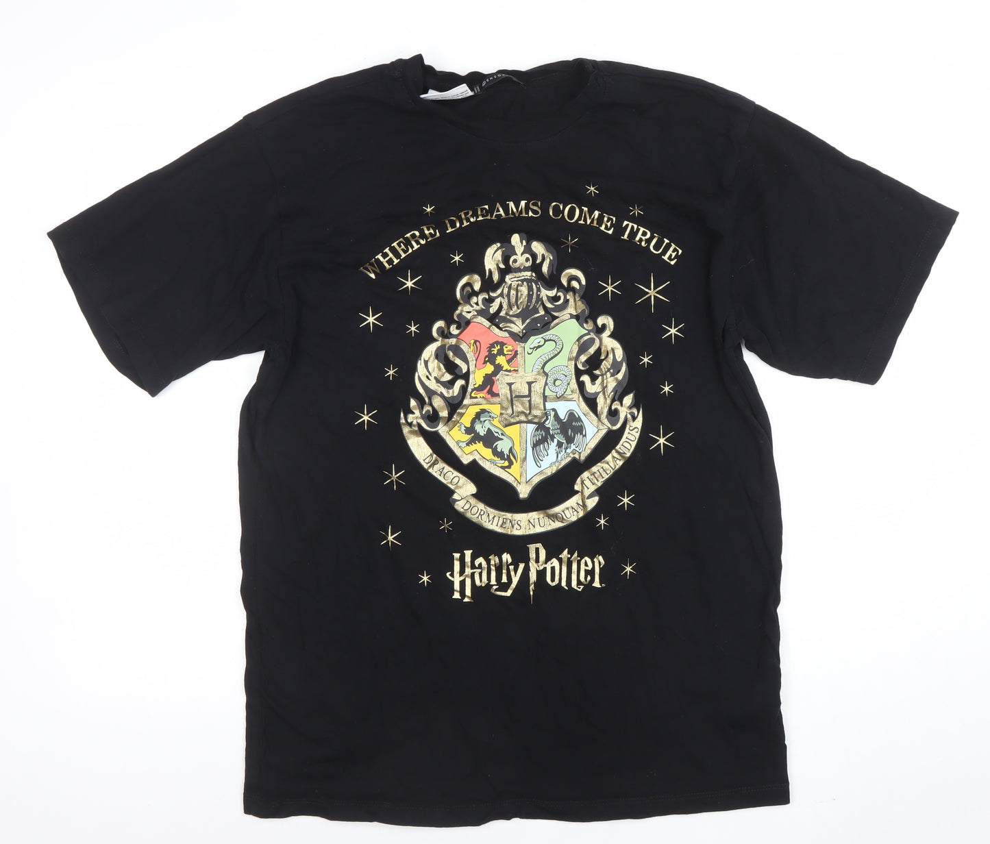 Denspored Harry Potter Black Short Sleeve Men's T-Shirt Size S