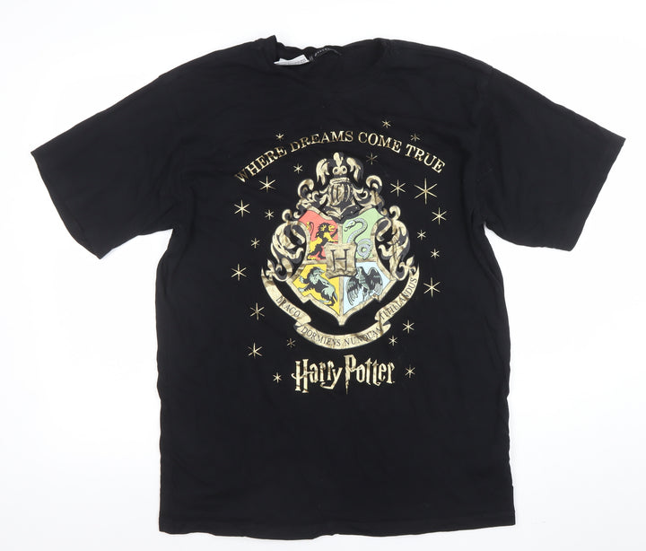 Denspored Harry Potter Black Short Sleeve Men's T-Shirt Size S