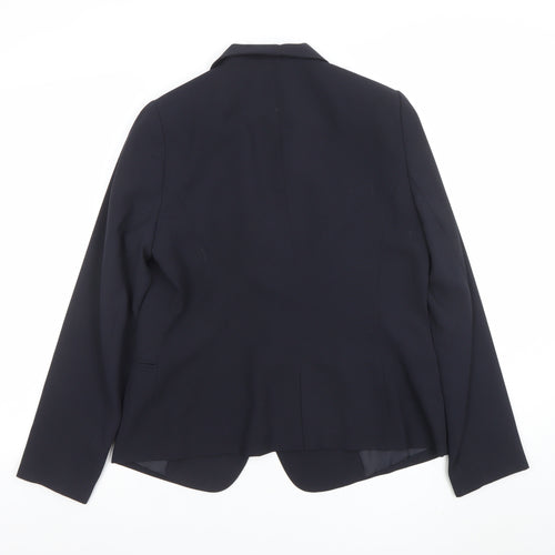 Atmosphere Women's Black Size 14 Single Breasted Shawl Blazer