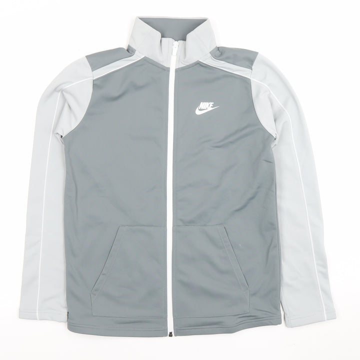 Nike Boys Grey Full Zip Hoodie Jacket XL 158-170cm Polyester Blend