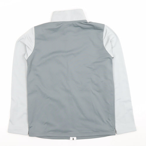 Nike Boys Grey Full Zip Hoodie Jacket XL 158-170cm Polyester Blend