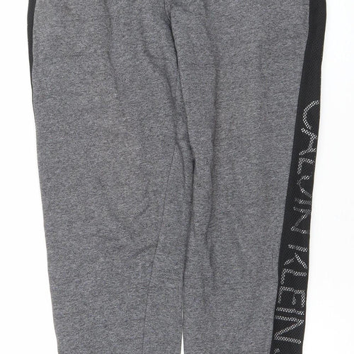 Calvin Klein Jeans Womens Grey Jogger Trousers L Regular Fit