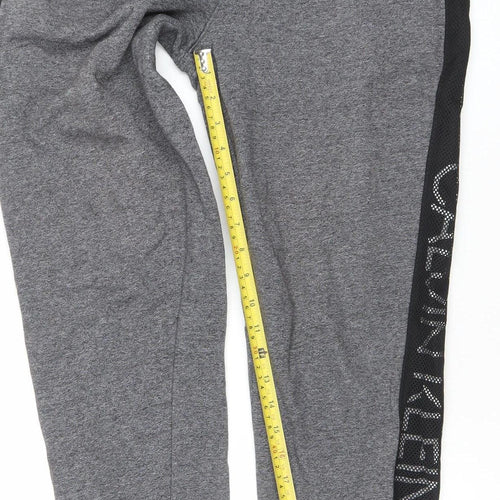 Calvin Klein Jeans Womens Grey Jogger Trousers L Regular Fit