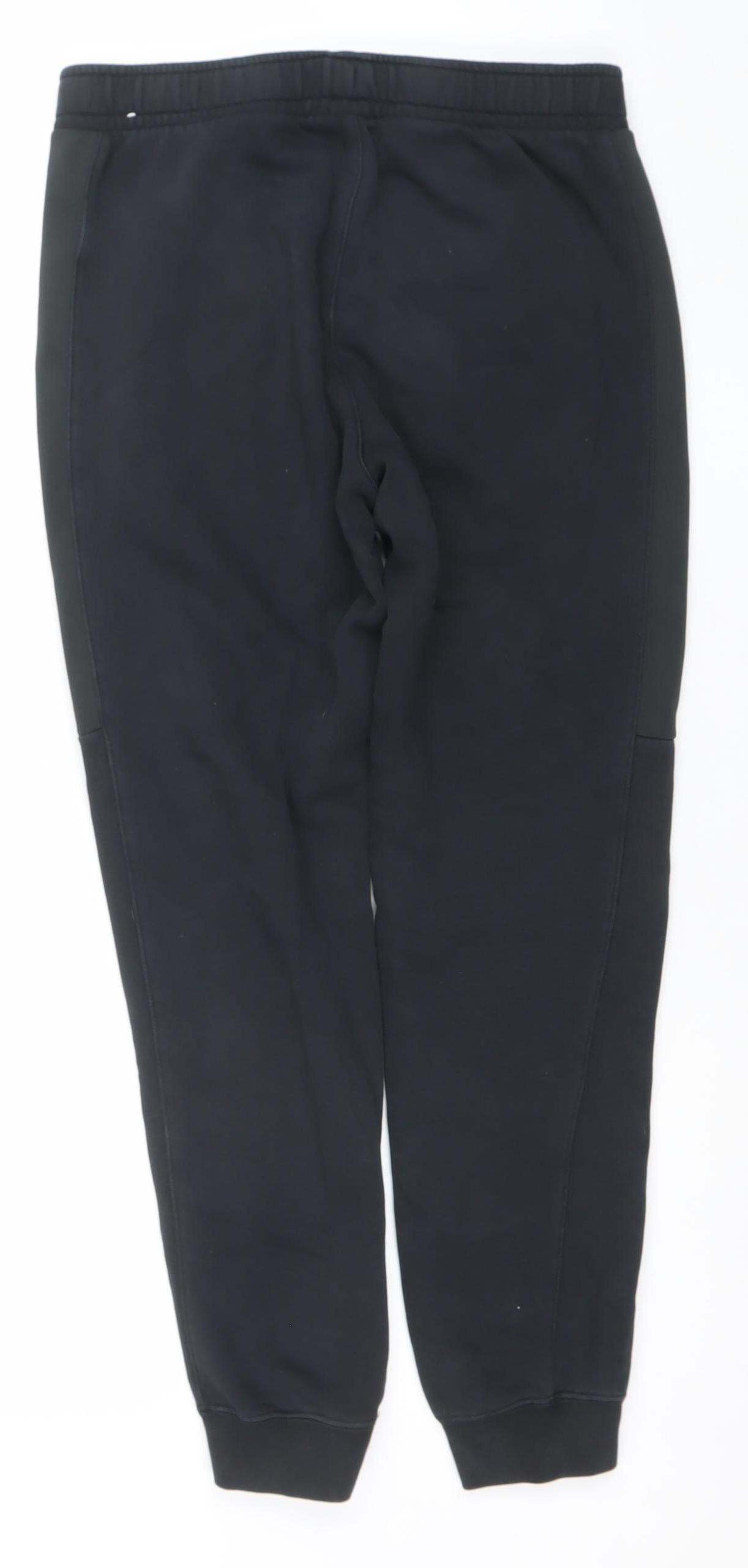 Nike Men's Black Fleece Jogger Sweatpants Small Regular Fit