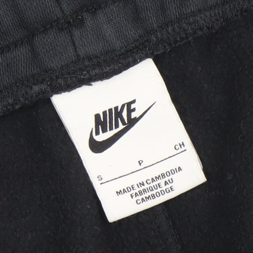 Nike Men's Black Fleece Jogger Sweatpants Small Regular Fit