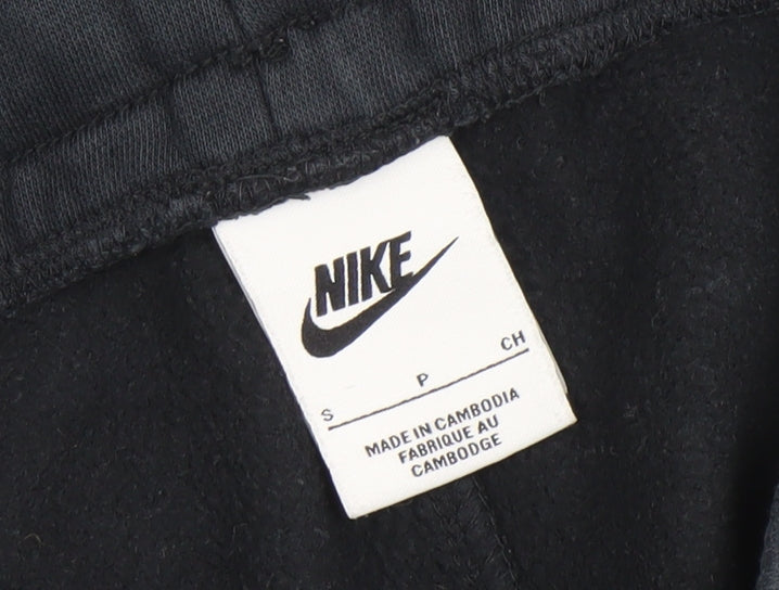 Nike Men's Black Fleece Jogger Sweatpants Small Regular Fit
