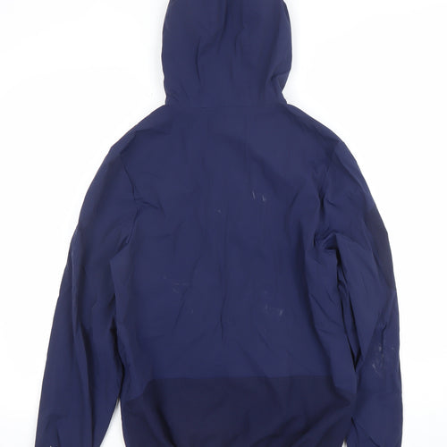Technicals Boys Navy Blue Full Zip Hooded Jacket 12-13 Years Waterproof Outdoor
