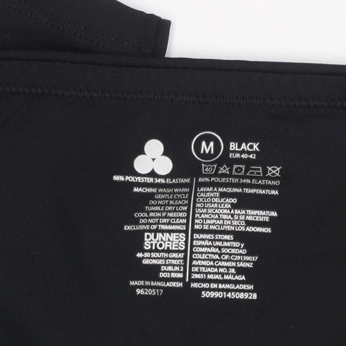 Dunnes Stores Women Black M Leggings Stretch Activewear Trousers