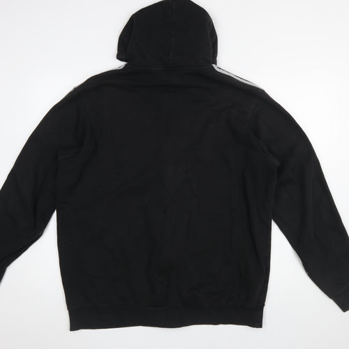 Adidas Womens Black XL Full Zip Hoodie Sweatshirt with Logo