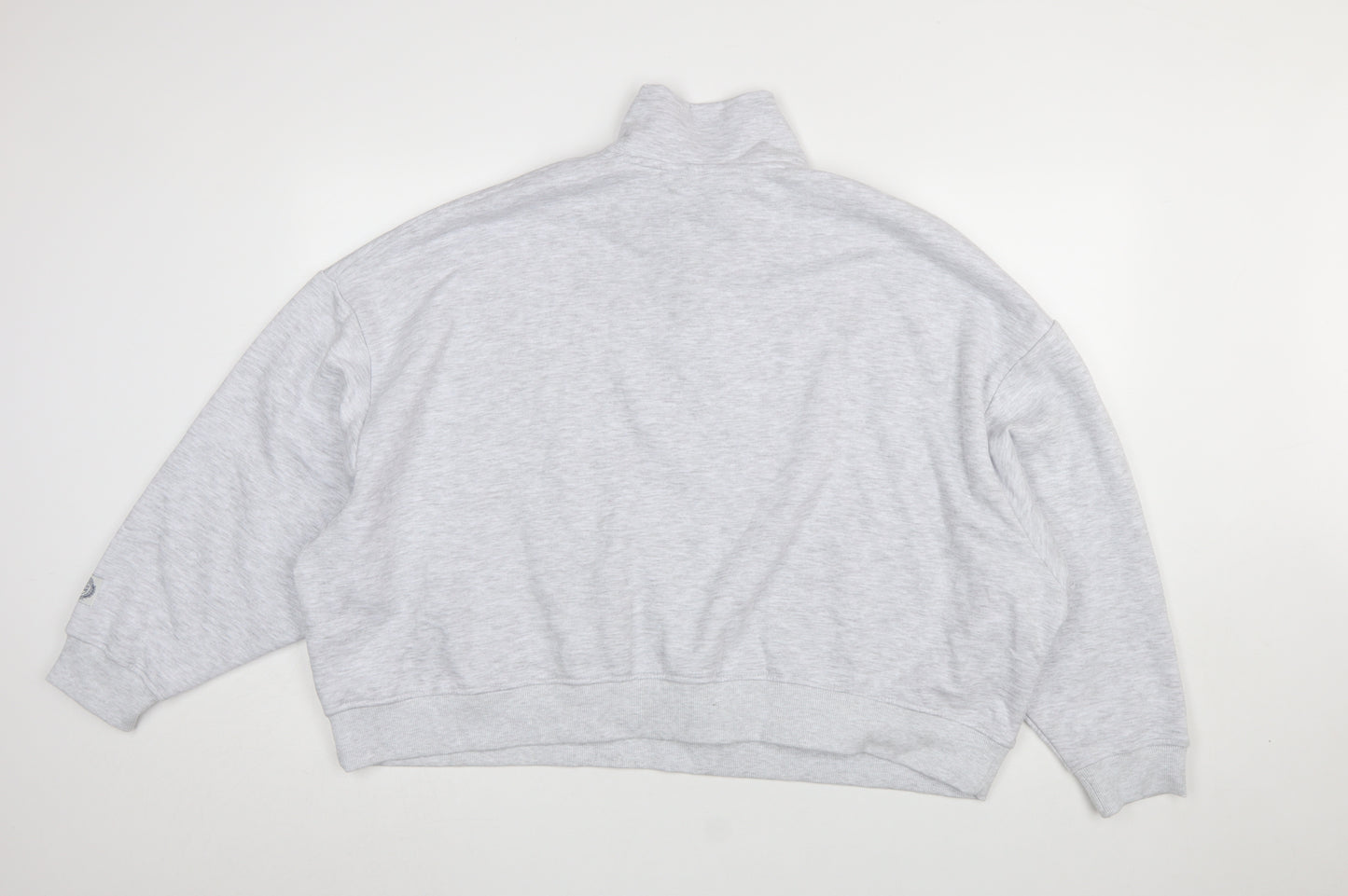 Primark Yale University Grey 1/4 Zip Sweatshirt Women 2XL