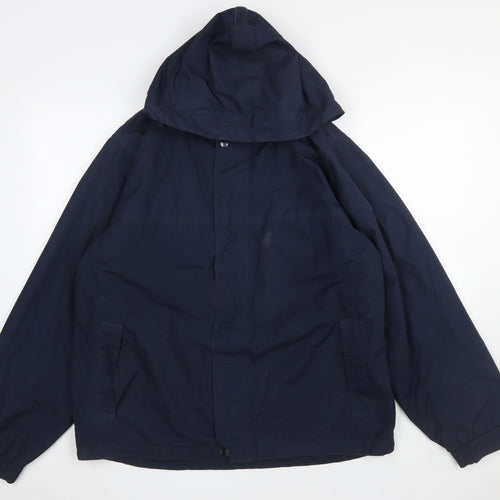 Regatta Men's Blue L Waterproof Hooded Rain Jacket 42in