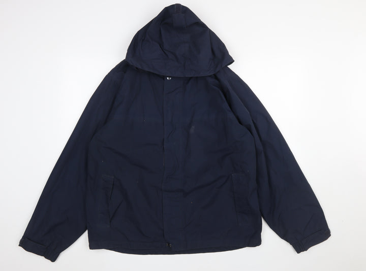 Regatta Men's Blue L Waterproof Hooded Rain Jacket 42in