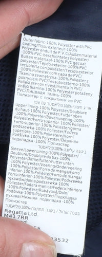 Regatta Men's Blue L Waterproof Hooded Rain Jacket 42in