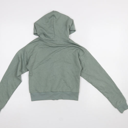 Pineapple Girls Green Full Zip Hoodie 9-10 Years Dance Studio Logo Top
