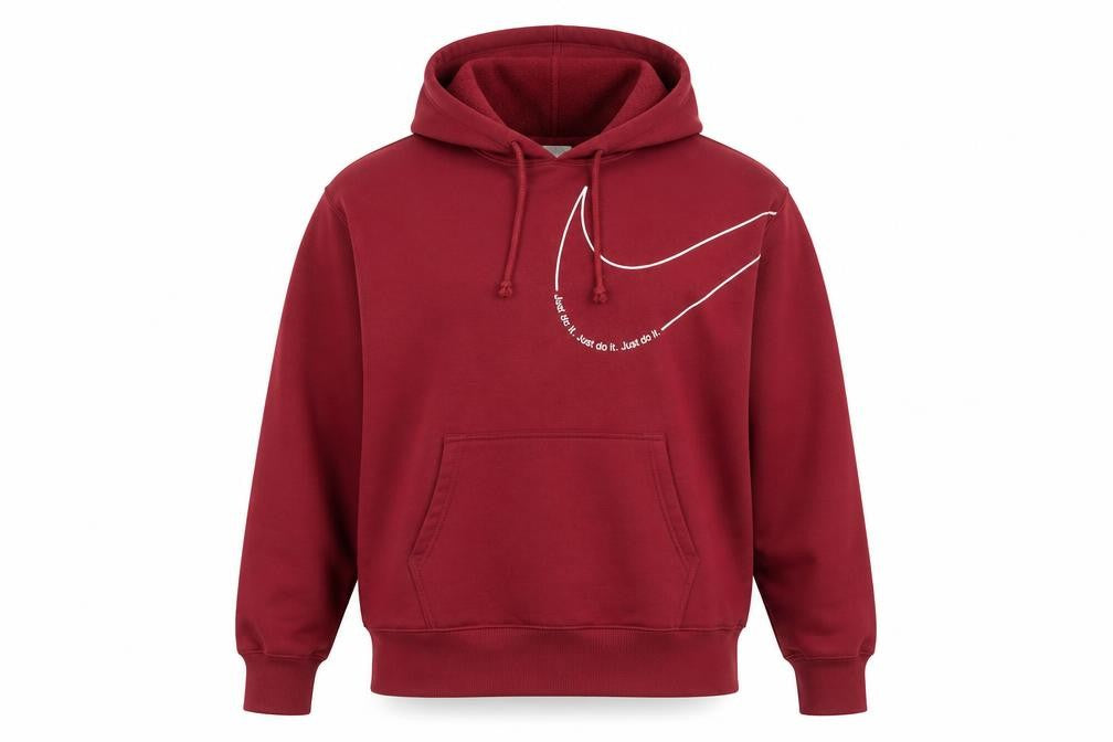 Nike Men's Red Therma-Fit Pullover Hoodie Size M Sportswear