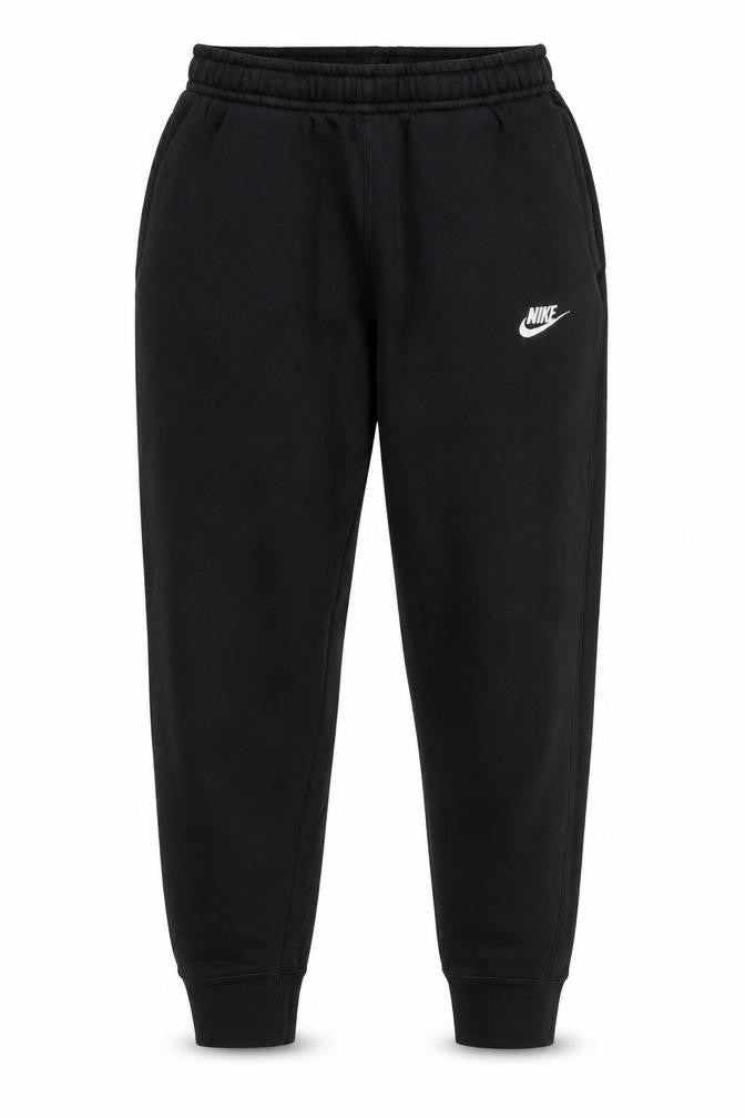 Nike Women's Black Jogger Trousers Size S Fleece Cotton Blend