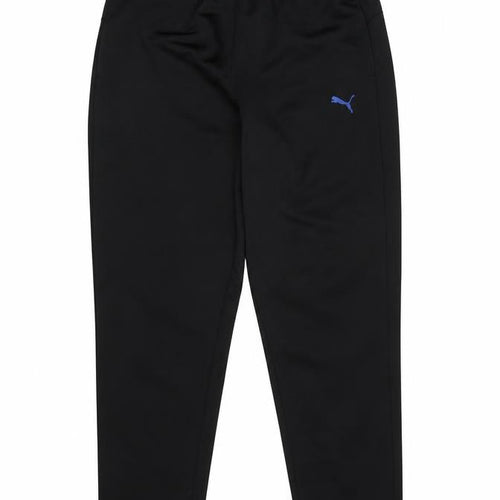 Puma Boys Black 13-14 Years Jogger Trousers 100% Polyester Sportswear