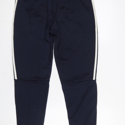 adidas Men’s Blue Slim Joggers Tapered Fit Medium