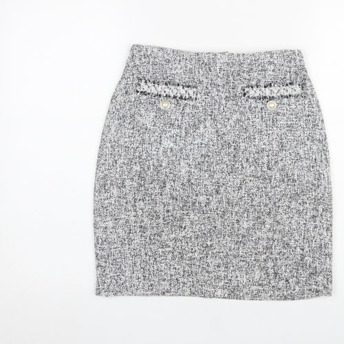 Dunnes Stores Women’s Grey Knee Length Pencil Skirt Size 8