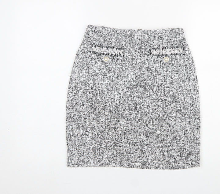 Dunnes Stores Women’s Grey Knee Length Pencil Skirt Size 8