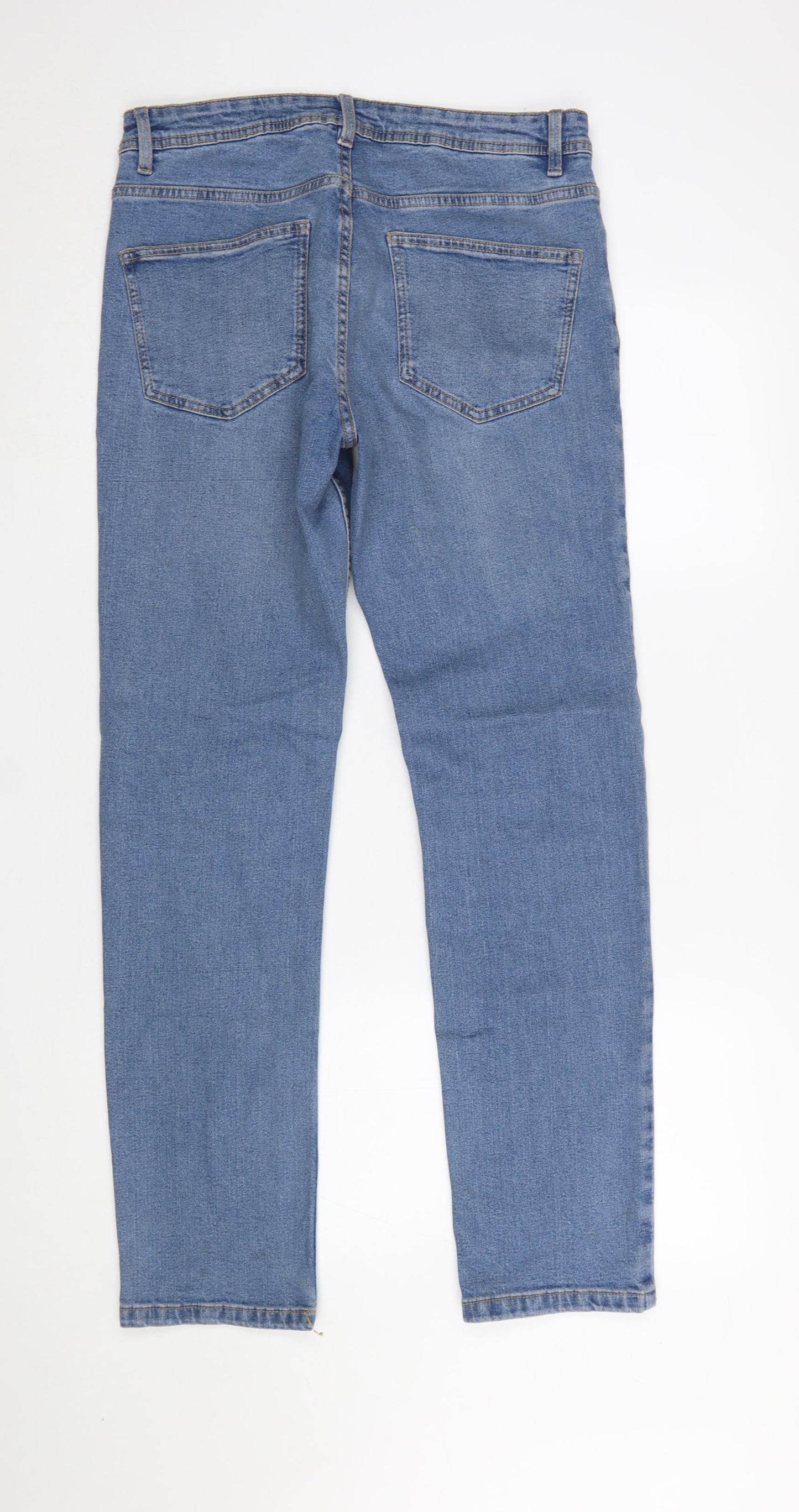 Dunnes Stores Men’s Blue Slim Fit Denim Jeans 30W 32L Classic 5-Pocket