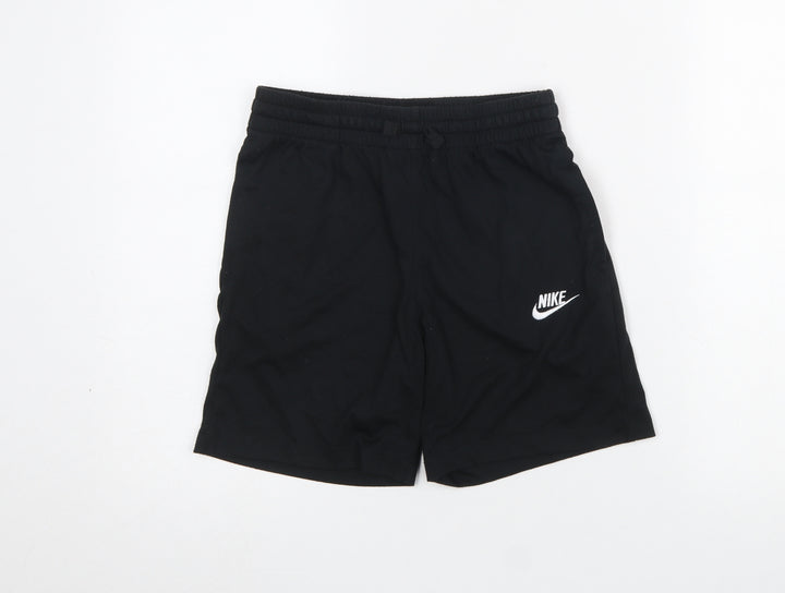 Nike Boys Black Athletic Jersey Shorts M 137-147cm Gym & Training