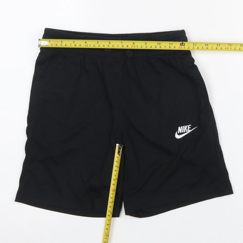 Nike Boys Black Athletic Jersey Shorts M 137-147cm Gym & Training